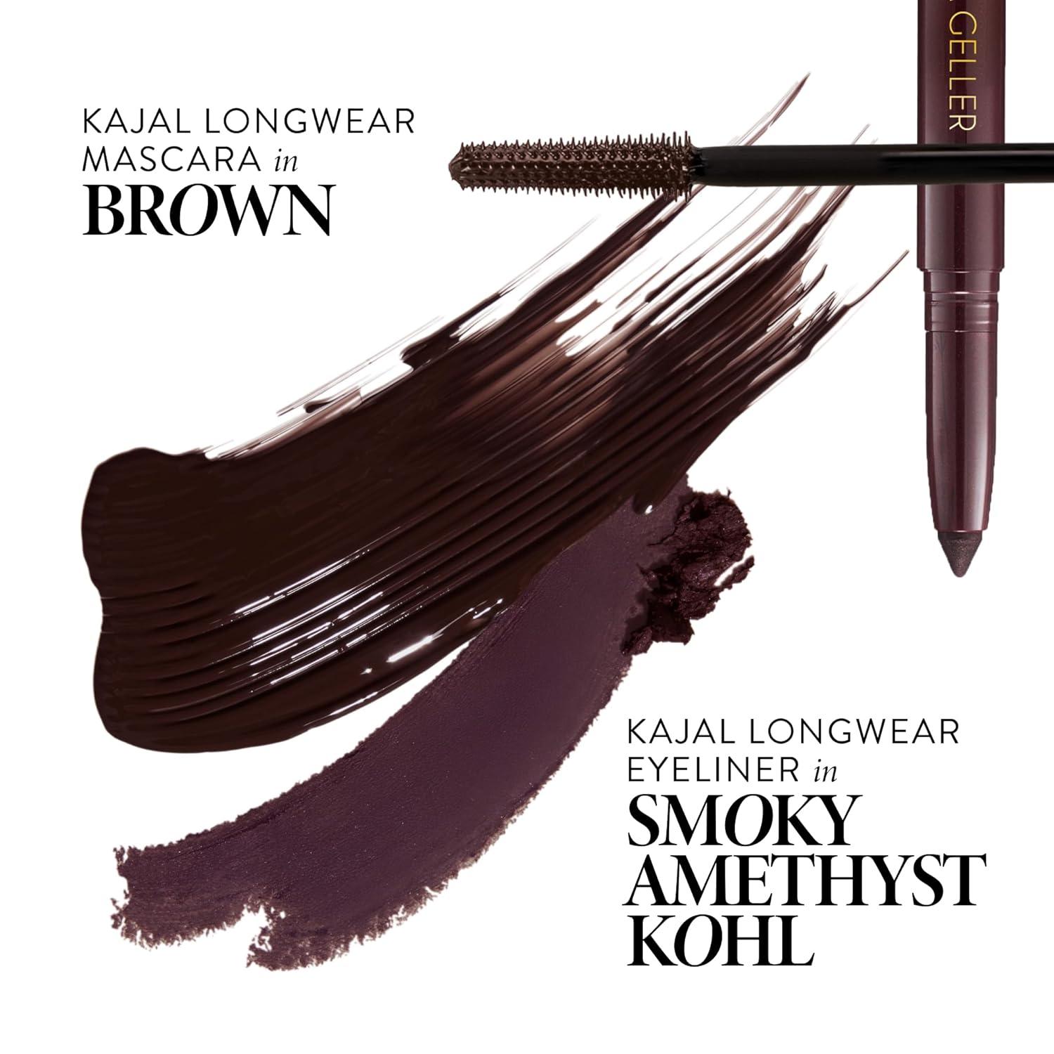 imageLAURA GELLER NEW YORK Kajal Longwear Mascara  Lengthening Defining Curling Buildable Formula Eye Makeup  Innovative Curling Brush  1 count02 Brown