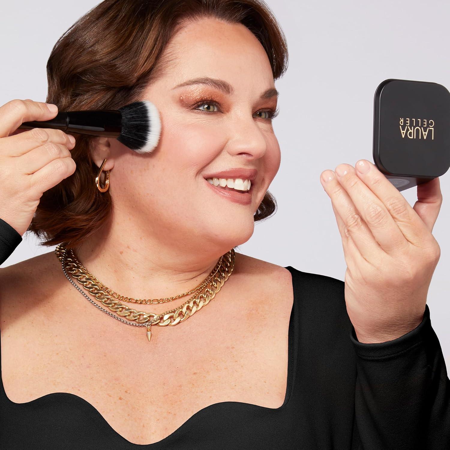 imageLAURA GELLER NEW YORK Matte Prime  Set Duo Spackle SuperSize Skin Perfecting Makeup Primer BrightennBlur ampamp Matte Maker Advanced Transulent Oil Blotting Powder