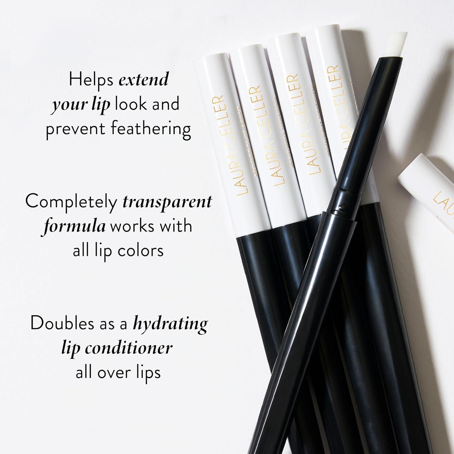 imageLAURA GELLER NEW YORK Modern Classic Lip Liner Luxurious Creamy Long Lasting Lip Liner Prevents Feathering and Fading Ritzy RedInvisible Liner