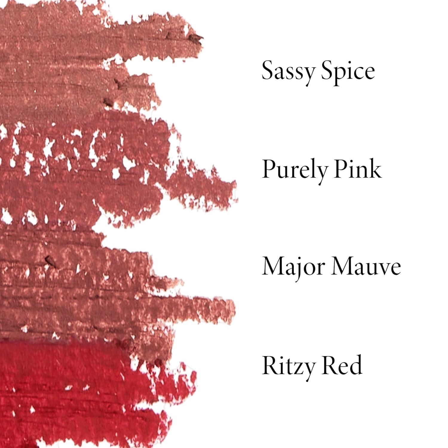 imageLAURA GELLER NEW YORK Modern Classic Lip Liner Luxurious Creamy Long Lasting Lip Liner Prevents Feathering and Fading Ritzy RedMajor Mauve Liner