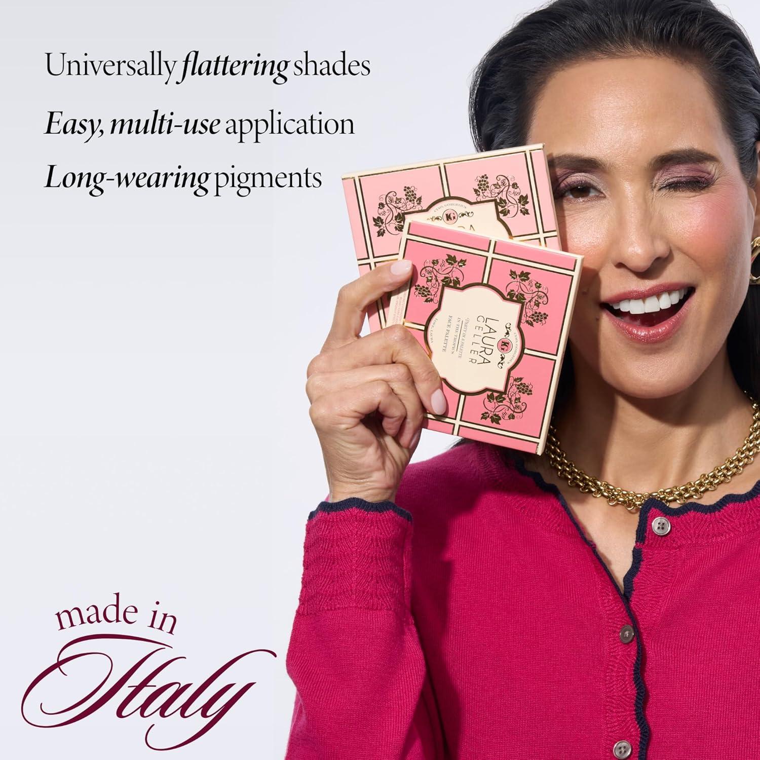 imageLAURA GELLER NEW YORK Party in a Palette Ready to Jetset  Baked BalancenBrighten Powder Foundation Tan07 Tan