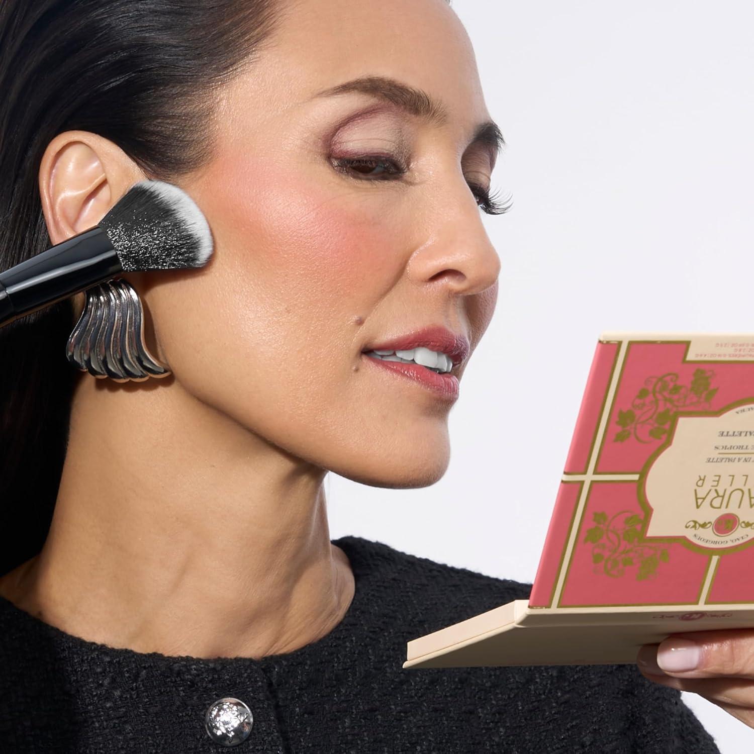 imageLAURA GELLER NEW YORK Party in a Palette Ready to Jetset  Baked BalancenBrighten Powder Foundation Tan08 Deep