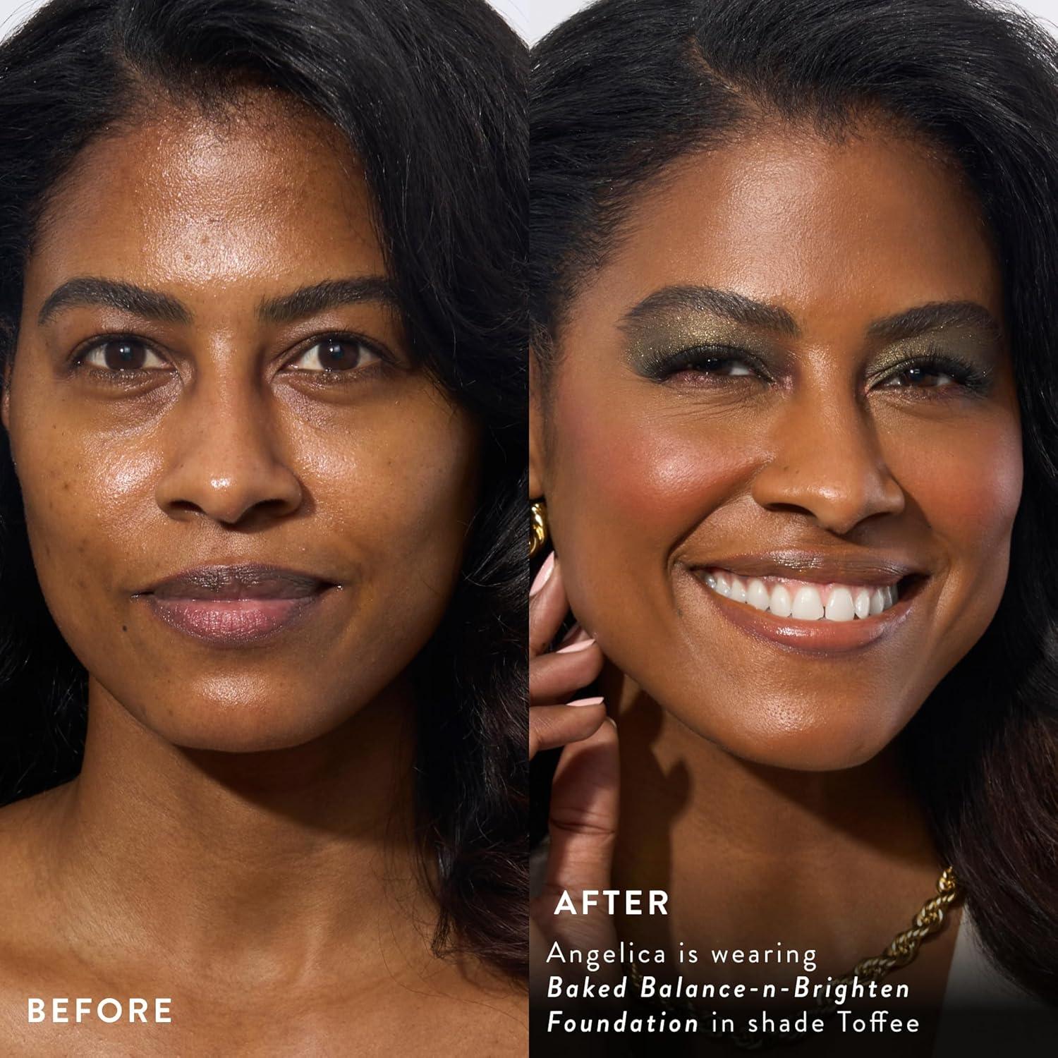 imageLAURA GELLER NEW YORK Party in a Palette Ready to Jetset  Baked BalancenBrighten Powder Foundation Toffee