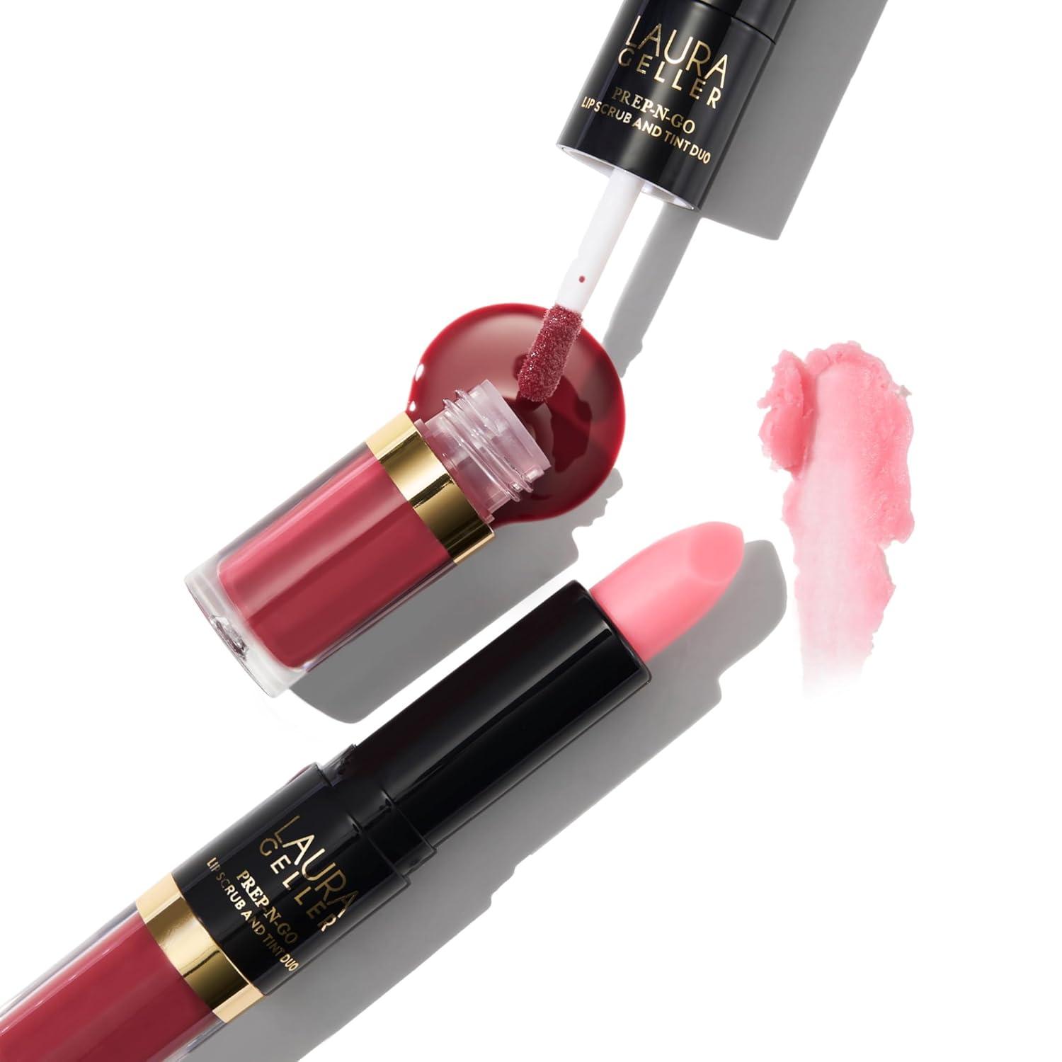 imageLAURA GELLER NEW YORK PrepnGo 2in1 Lip Scrub and Lip Oil Tint Lip Hydrating Oil and Exfoliator Rush Hour04 Rush Hour