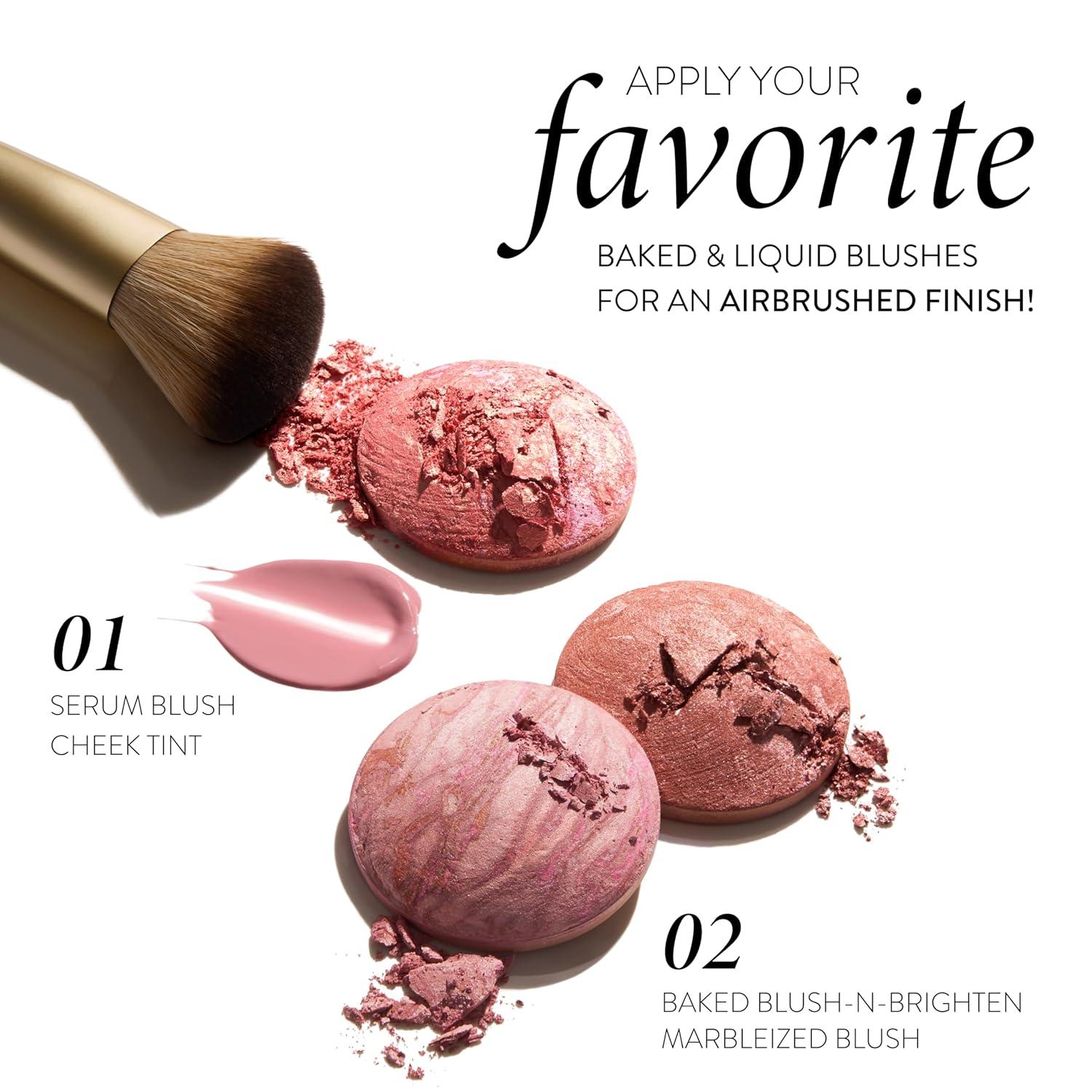 imageLAURA GELLER NEW YORK Retractable Black Kabuki Brush for Liquid Cream and Powder Face Makeup With Aluminum Handle04 Angled Blush Brush