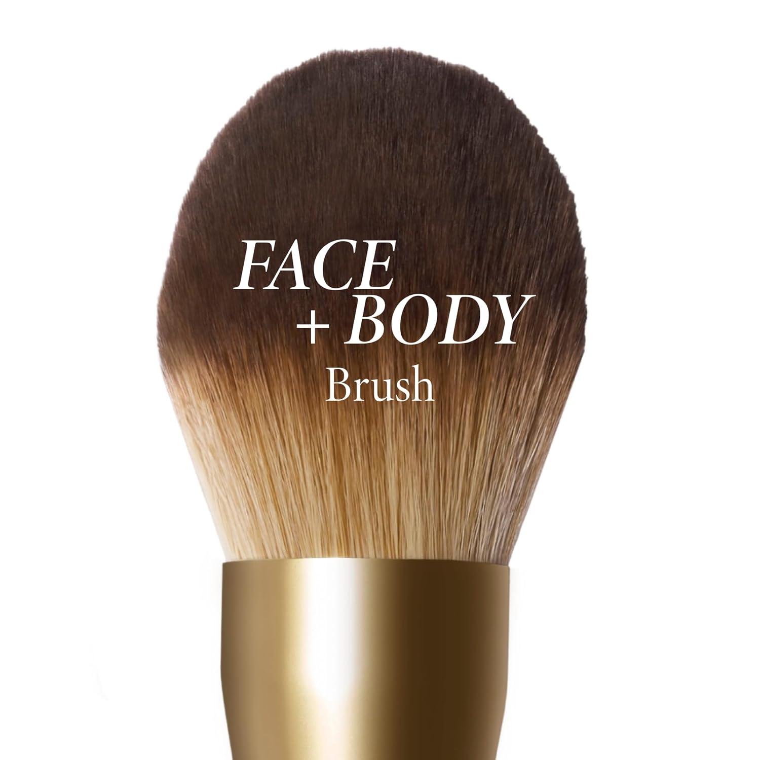 imageLAURA GELLER NEW YORK Retractable Black Kabuki Brush for Liquid Cream and Powder Face Makeup With Aluminum HandleClassic Bronzer Brush