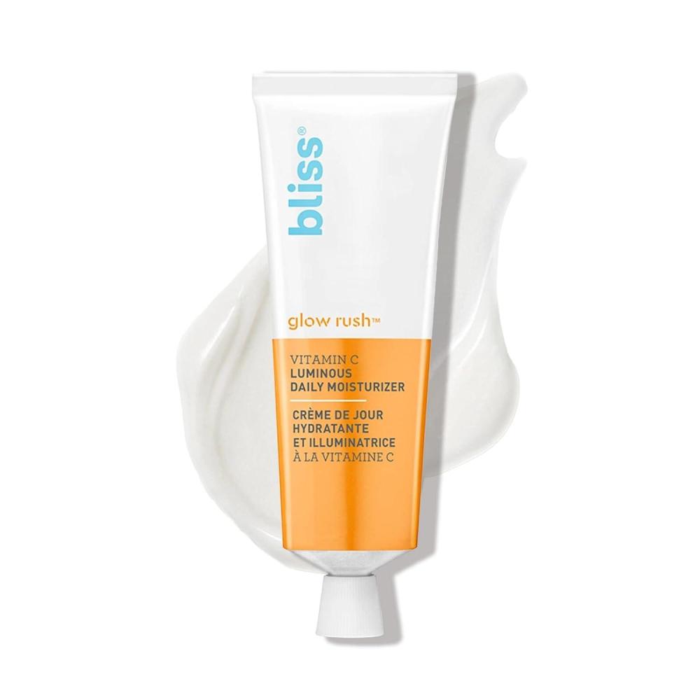 imageBliss Glow Rush Vitamin C Luminous Daily Moisturizer  Brightening Hydrating ampamp Soothing  With UltraStable Vitamin C Vitamin E Squalane ampamp Shea Butter