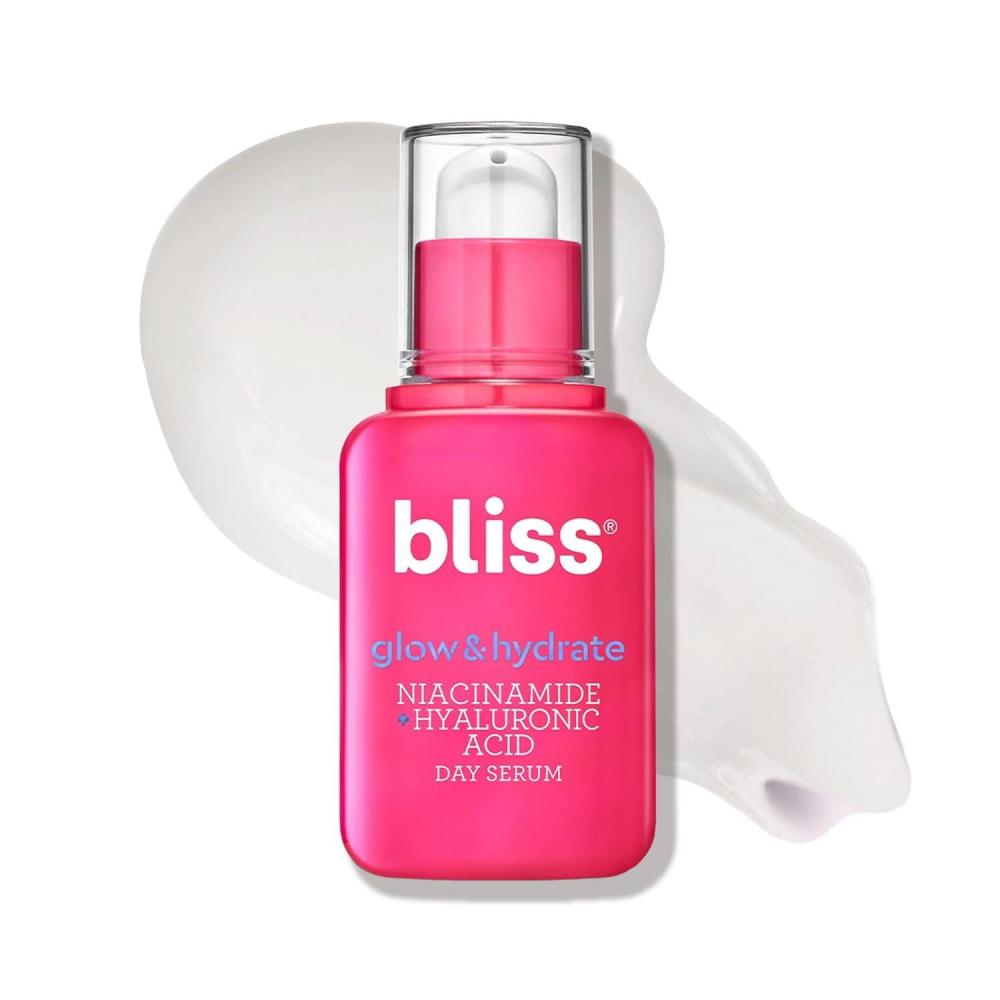imageBliss Glow ampamp Hydrate Serum  Niacinamide  Hyaluronic Acid Serum  1 Fl Oz  Improves Dullness Hydrates Replenishes ampamp Defends Skin  Lightweight Hydration  Clean  Vegan ampamp Cruelty Free