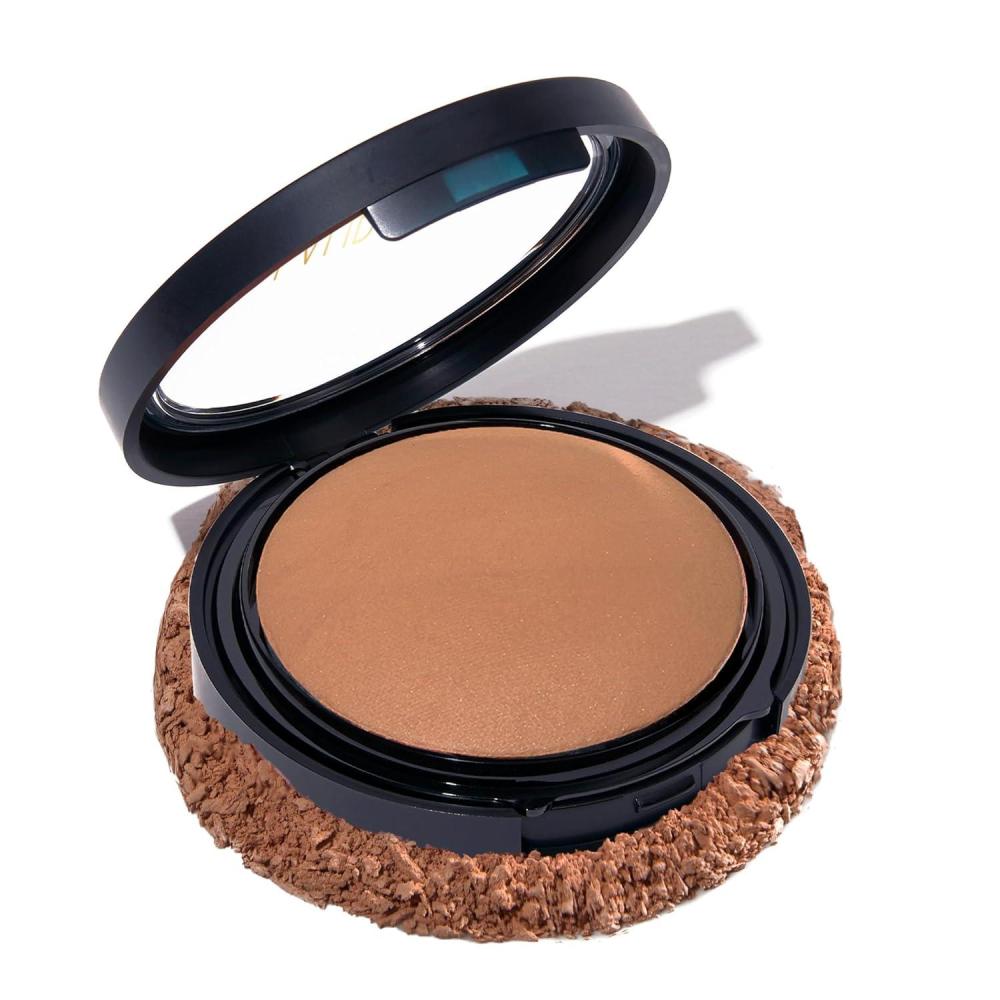 imageLAURA GELLER NEW YORK Baked Double Take Powder Foundation  Medium  Buildable Medium to Full Coverage  Matte FinishToffee