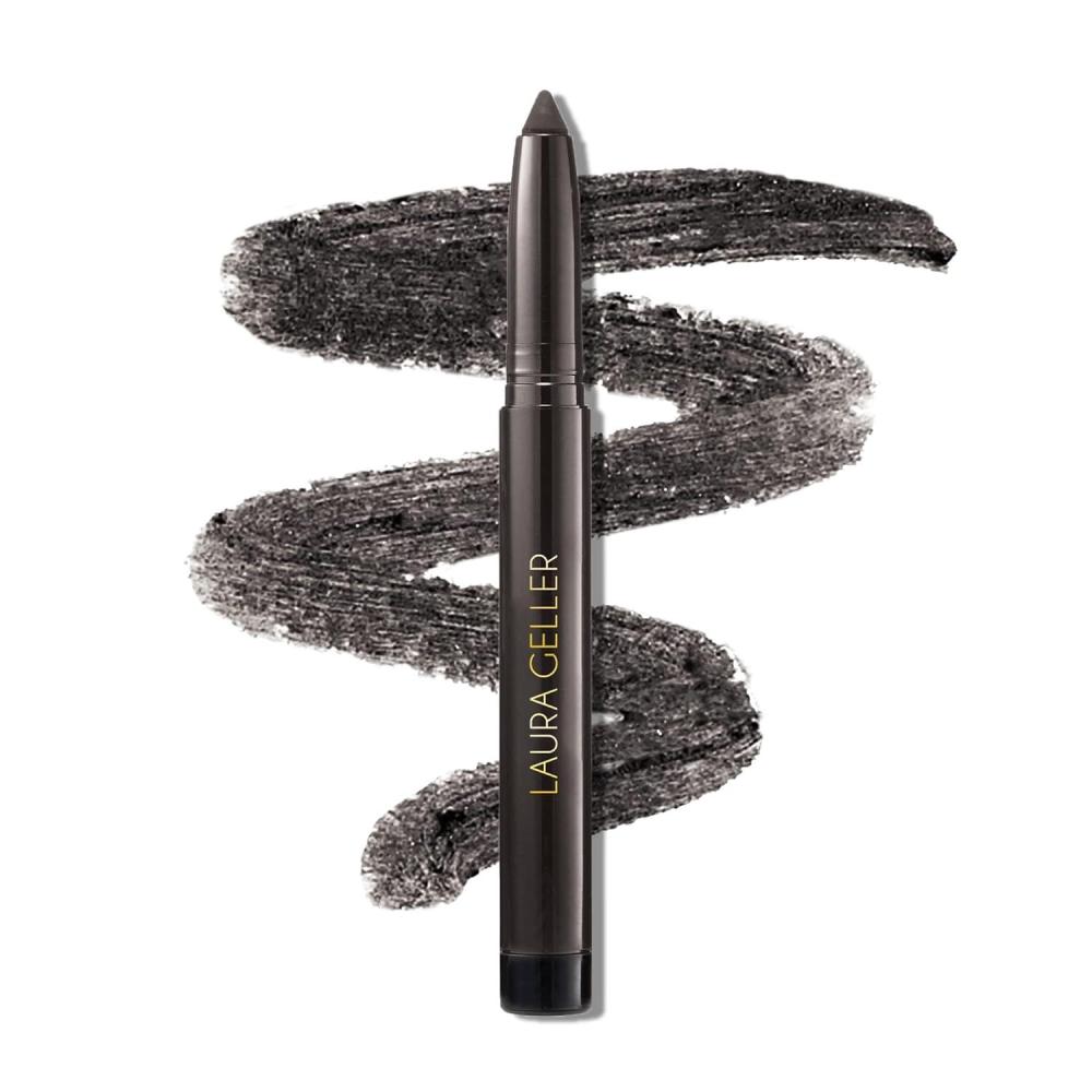imageLAURA GELLER NEW YORK Kajal Longwear Kohl Eyeliner Pencil Duo  Deep Black ampamp Smoky Taupe  Caffeine and Vitamin E  Smooth ampamp Blendable Liner  BuiltIn Sharpener03 Deep Charcoal