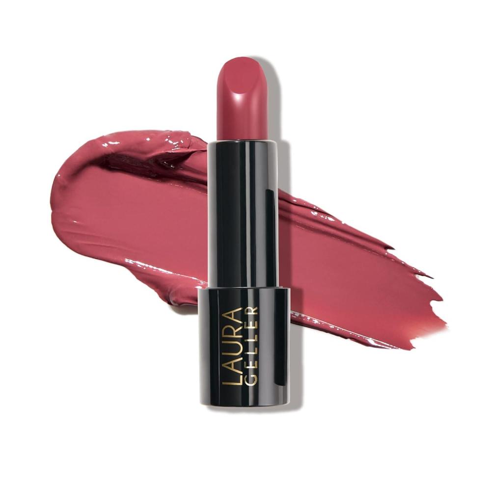 imageLAURA GELLER NEW YORK Modern Classic Lipstick  Pink Passion  UltraRich Color  Luxurious and Lightweight  Cream FinishReal Rosy