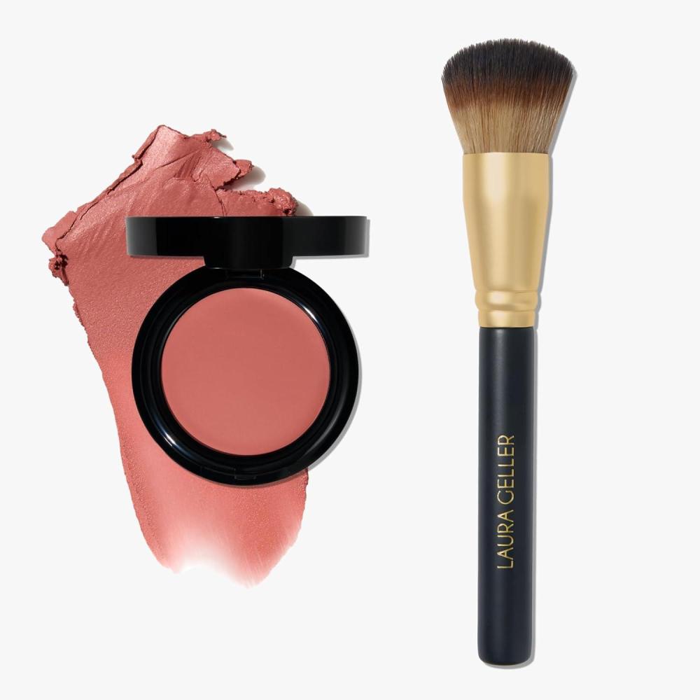 imageLAURA GELLER NEW YORK The Wonder Balm Starter Kit  The Wonder Balm ampamp Brush  PinchMe Pink  Hydrating Weightless Beauty Balm for Face ampamp Lips