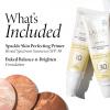 imageLAURA GELLER BrightennProtect Foundation and SPF Makeup Primer Set BalancenBrighten Light and Spackle SPF 30 Primer