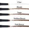 imageLAURA GELLER NEW YORK DefinenTame Brow Lifting Stick  Laminated Full Brows  Wax  Medium Brown05 Clear