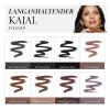 imageLAURA GELLER NEW YORK Kajal Longwear Kohl Eyeliner Pencil Duo  Deep Black ampamp Smoky Taupe  Caffeine and Vitamin E  Smooth ampamp Blendable Liner  BuiltIn SharpenerRoyal Quartz