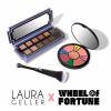 imageLAURA GELLER NEW YORK Wheel fo Fortune Eye and Cheek Palette Kit  Prizewinnig Eyes Eyeshadow Palette  Face the Day Blush Palette  DualEnded Brush