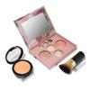 imageLAURA GELLER NEW YORK Baked Starter Kit  Full Coverage Double Take Powder Foundation  Best of the Best Face Palette  Retractable Angled Kabuki Brush 07 Deep04 Medium