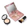 imageLAURA GELLER NEW YORK Matte Baked Starter Kit  Full Coverage Double Take Powder Foundation Porcelain and Best of the Best Face Palette and Retractable Angled Kabuki Brush