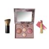 imageLAURA GELLER Own Your Age Kit Best of the Best Palette and Jelly Balm Tinted Lip Color In the Buff and Retractable Angled Kabuki Brush