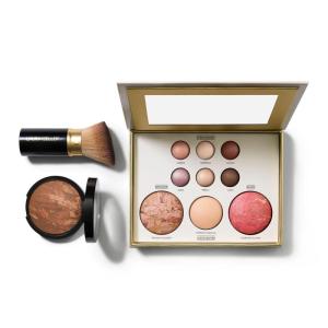 imageLAURA GELLER Baked Starter Kit Tuscan Dreams  Baked BalancenBrighten Powder Foundation  Retractable Angled Kabuki Brush  Best of the Best Palette Tuscan Dreams