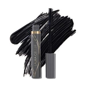 imageLAURA GELLER NEW YORK Always There Lengthening Mascara in Black  Defining Curling Buildable Formula Eye Makeup Innovative Lengthening Brush  1 count037 Fl Oz Pack of 1