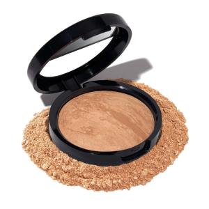 imageLAURA GELLER NEW YORK AwardWinning Baked BalancenBrighten Color Correcting Powder Foundation  Light  Buildable Light to Medium Coverage  DemiMatte Natural Finish05 Golden Medium