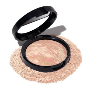 imageLAURA GELLER NEW YORK AwardWinning Baked BalancenBrighten Color Correcting Powder Foundation  Light  Buildable Light to Medium Coverage  DemiMatte Natural Finish01 Porcelain