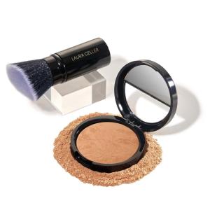 imageLAURA GELLER NEW YORK Baked BalanceNBrighten Color Correcting Foundation Sand  Kabuki Brush05 Golden Medium