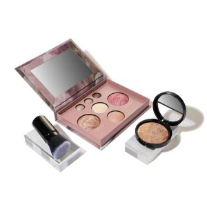 imageLAURA GELLER NEW YORK Baked Starter Kit Baked BalancenBrighten Powder Foundation Medium and Best of the Best Palette Blush Bronzer Highlighter Eyeshadow and Retractable Kabuki Brush