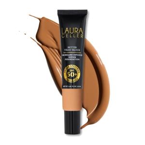 imageLAURA GELLER NEW YORK Better Than Block SkincareInfused Serum Foundation with Broad Spectrum SPF 50 Sand05 Sand