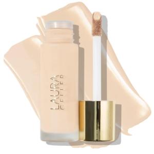imageLAURA GELLER NEW YORK Double Take Liquid Foundation  Medium to Full Coverage Natural Matte Finish Sand101 Porcelain  Liquid