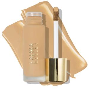 imageLAURA GELLER NEW YORK Double Take Liquid Foundation  Medium to Full Coverage Natural Matte Finish Sand105 Golden Medium Liquid