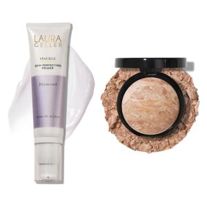 imageLAURA GELLER NEW YORK Illuminating Duo Baked BalancenGlow Illuminating Foundation Fair  Spackle SkinPerfecting Makeup Primer Diamond