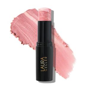 imageLAURA GELLER NEW YORK Italian Marble Blush Makeup Stick  Cream Finish Marbleized Blush for Cheeks Apricot Spritz01 Pink Fiore