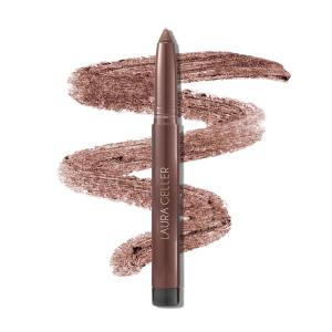 imageLAURA GELLER NEW YORK Kajal Longwear Kohl Eyeliner Pencil Duo  Deep Black ampamp Smoky Taupe  Caffeine and Vitamin E  Smooth ampamp Blendable Liner  BuiltIn Sharpener08 Soft Slate