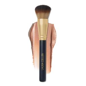 imageLAURA GELLER NEW YORK Retractable Black Kabuki Brush for Liquid Cream and Powder Face Makeup With Aluminum Handle12 The Wonder Brush