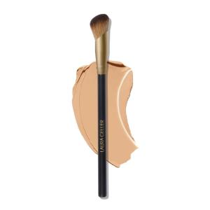 imageLAURA GELLER NEW YORK Retractable Black Kabuki Brush for Liquid Cream and Powder Face Makeup With Aluminum Handle17 Angled Precision Concealer Brush