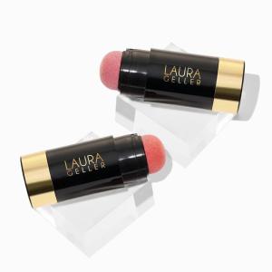imageLAURA GELLER NEW YORK Serum Blush Cheek Tint Duo Practical Pink and Poppy Peach