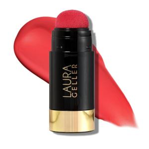 imageLAURA GELLER NEW YORK Serum Blush Tint Lightweight Liquid Blush for Cheeks Weightless Watercolor Sheer Finish Practical Pink05 Graceful Guava