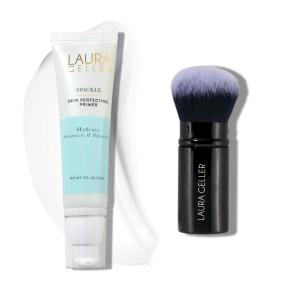 imageLAURA GELLER NEW YORK Spackle SuperSize Makeup Primer with Hyaluronic Acid Hydrate  Airbrush Kabuki Brush
