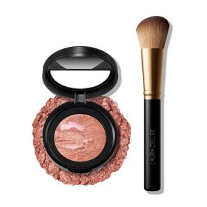 imageLAURA GELLER Baked BlushnBrighten in Pink Grapefruit with Angled Blush Brush  2Piece Set