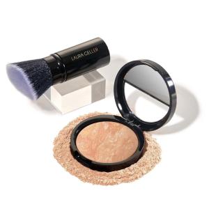 imageLAURA GELLER NEW YORK Baked BalancenBrighten Foundation with Kabuki Brush Makeup Set Light03 Light