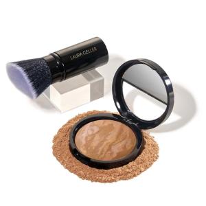 imageLAURA GELLER NEW YORK Baked BalancenBrighten Foundation with Kabuki Brush Makeup Set Light06 Sand