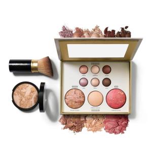 imageLAURA GELLER NEW YORK Baked Starter Kit Baked BalancenBrighten Medium  Best of the Best Tuscan Dreams Face Palette  Retractable Angled Kabuki Brush  Holiday 2025 Exclusive
