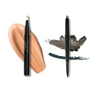 imageLAURA GELLER NEW YORK Waterproof Eye Spackle Eyeshadow Primer  SwipenLine DualEnded Eyeshadow and Eyeliner Stick Dramatic SageGrayStormy Blue