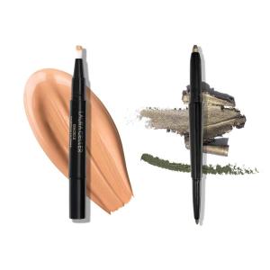 imageLAURA GELLER NEW YORK Waterproof Eye Spackle Eyeshadow Primer  SwipenLine DualEnded Eyeshadow and Eyeliner Stick Earthy TaupeGreenWarm Green