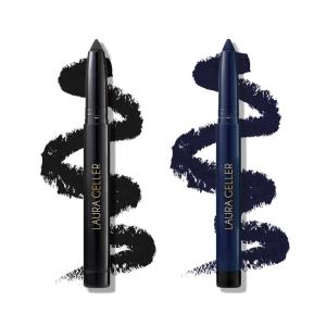 imageLAURA GELLER NEW YORK Kajal Longwear Kohl Eyeliner Pencil Duo Midnight Blue  Deep Black