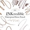 imageLAURA GELLER NEW YORK INKcredible Waterproof Brow Pencil Blending Spoolie Brush  Long Lasting Eyebrow Filler 02 Taupe03 Medium Brown